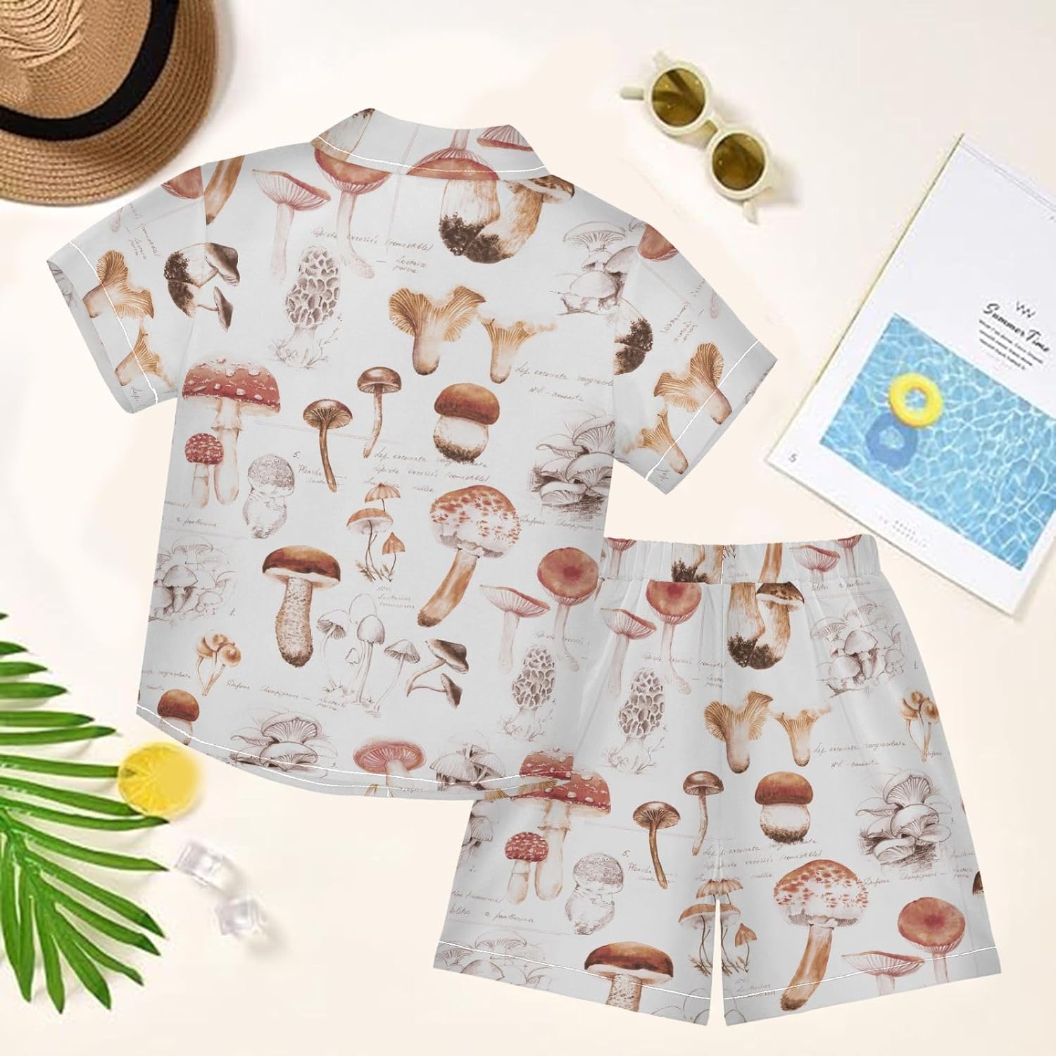 visesunny Stylish Little Boys Short Sleeve T-Shirt Beach Shirts for Kids Casual Shorts Set Summer Outfits