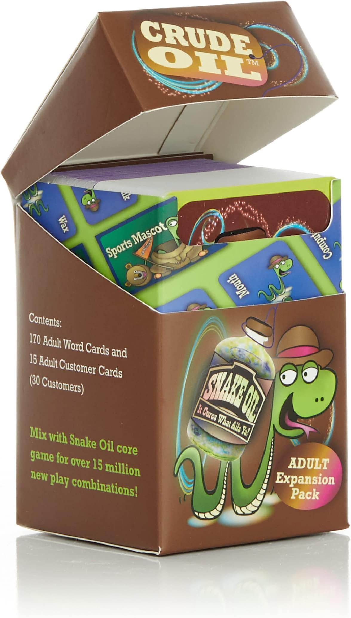 SNAKE OIL Crude - Uncensored Expansion Set for Adults - The Spicy Sale Party Game