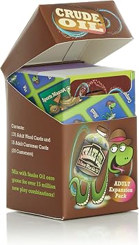 SNAKE OIL Crude Oil Expansion, Uncensored Adult Card Game, 170 Word Cards