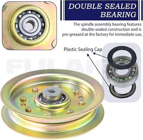 Vista 6 de 756-04129B El kit de polea tensora reemplaza a Cub Cadet 756 04129, 753-08171 MTD 753 08171, 753-08068, 753-08068A, 75604129B, Cub Cadet 756-04129B