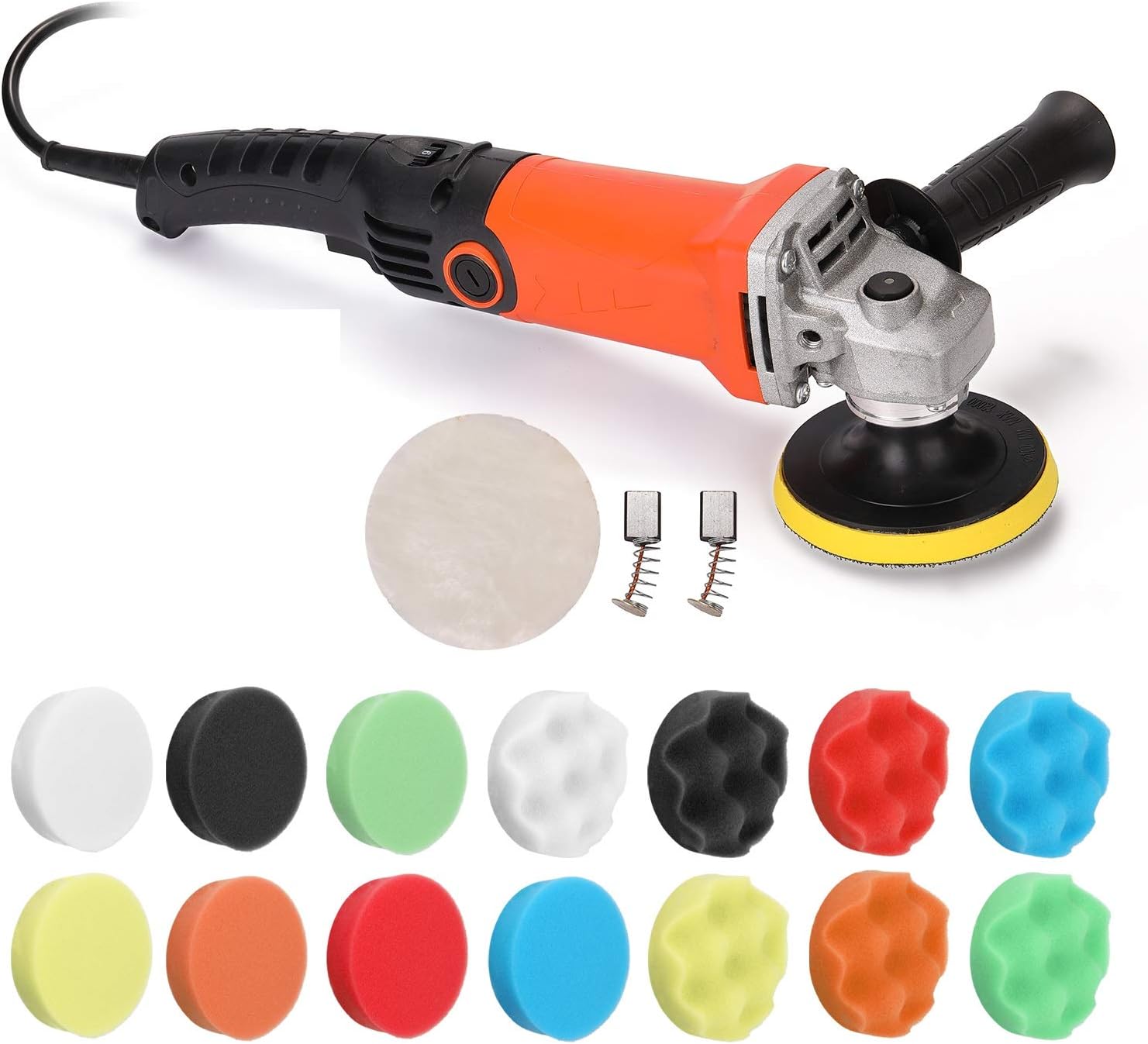 Morelian 1200W 220V Adjustable Speed Car Electric Polisher Waxing Machine Automobile Furniture Polishing Tool