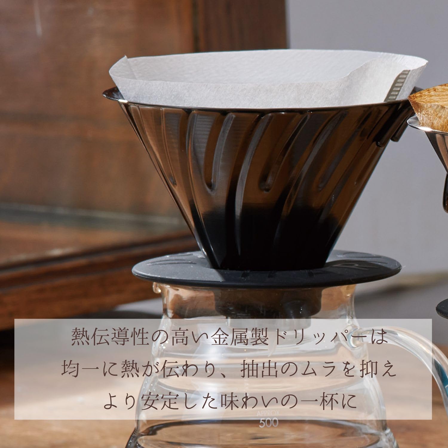 Amazon｜HARIO (ハリオ) V60 メタル コーヒードリッパー コーヒー