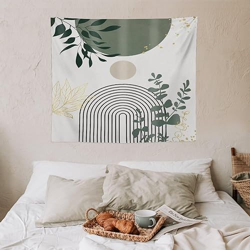 Miniatura 233 de Tapiz floral retro de los años 60 y 70, diseño hippie de primavera Groovy Flower Power Flower Boho para colgar en la pared, arte neutro para Hippie