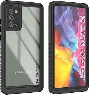 Punkcase Note 20 Waterproof Case [Extreme Series] [Slim Fit] [IP68 Certified] [Shockproof] [Dirtproof] [Snowproof] Armor Cover for Samsung Galaxy Note 20 (6.7