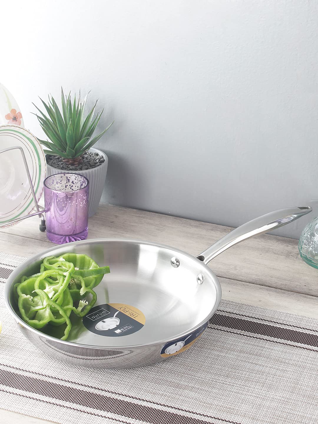 EON Triply Taper Frypan Without Lid 26Cm 2.3 LTR