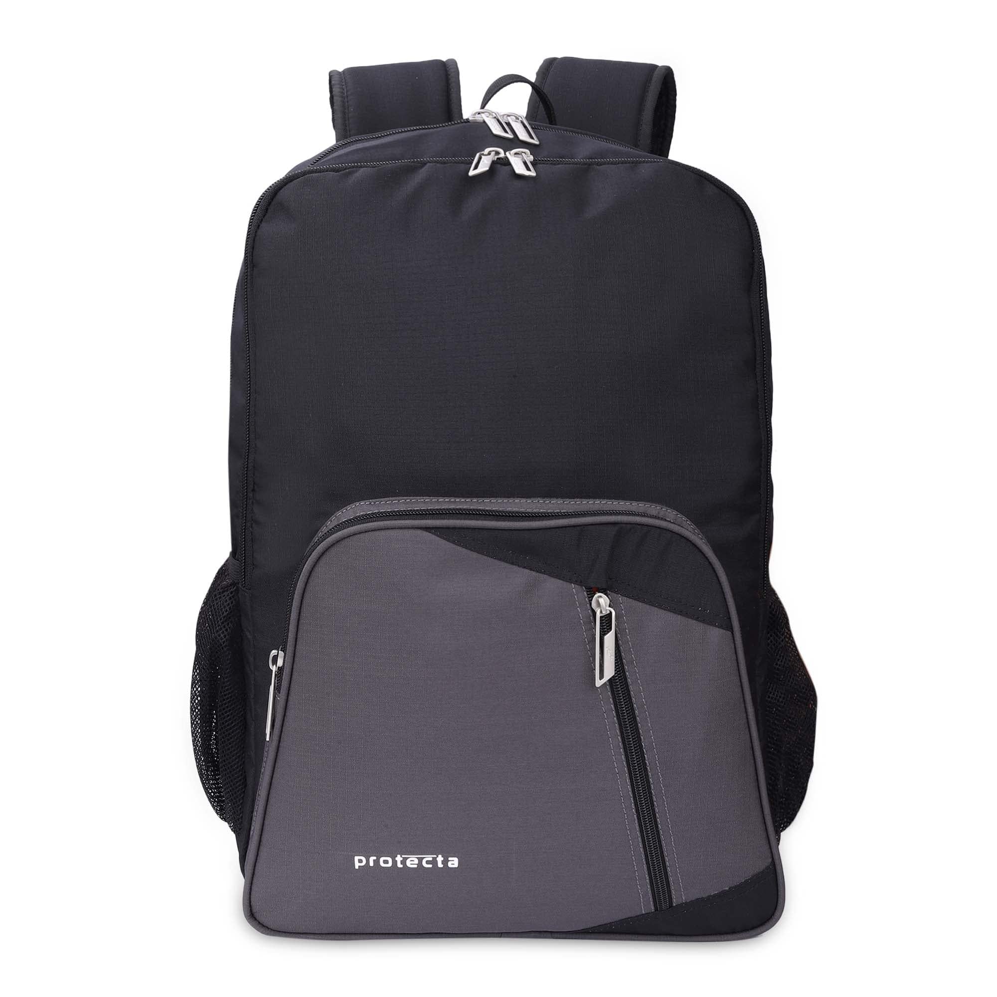 Protecta Level Head 15.6 Inch 21 L Water Resistant Laptop Backpack | For Office, School, College & Travel - Black & Grey (B09T3LFQ5V) Amazon Price History, Amazon Price Tracker