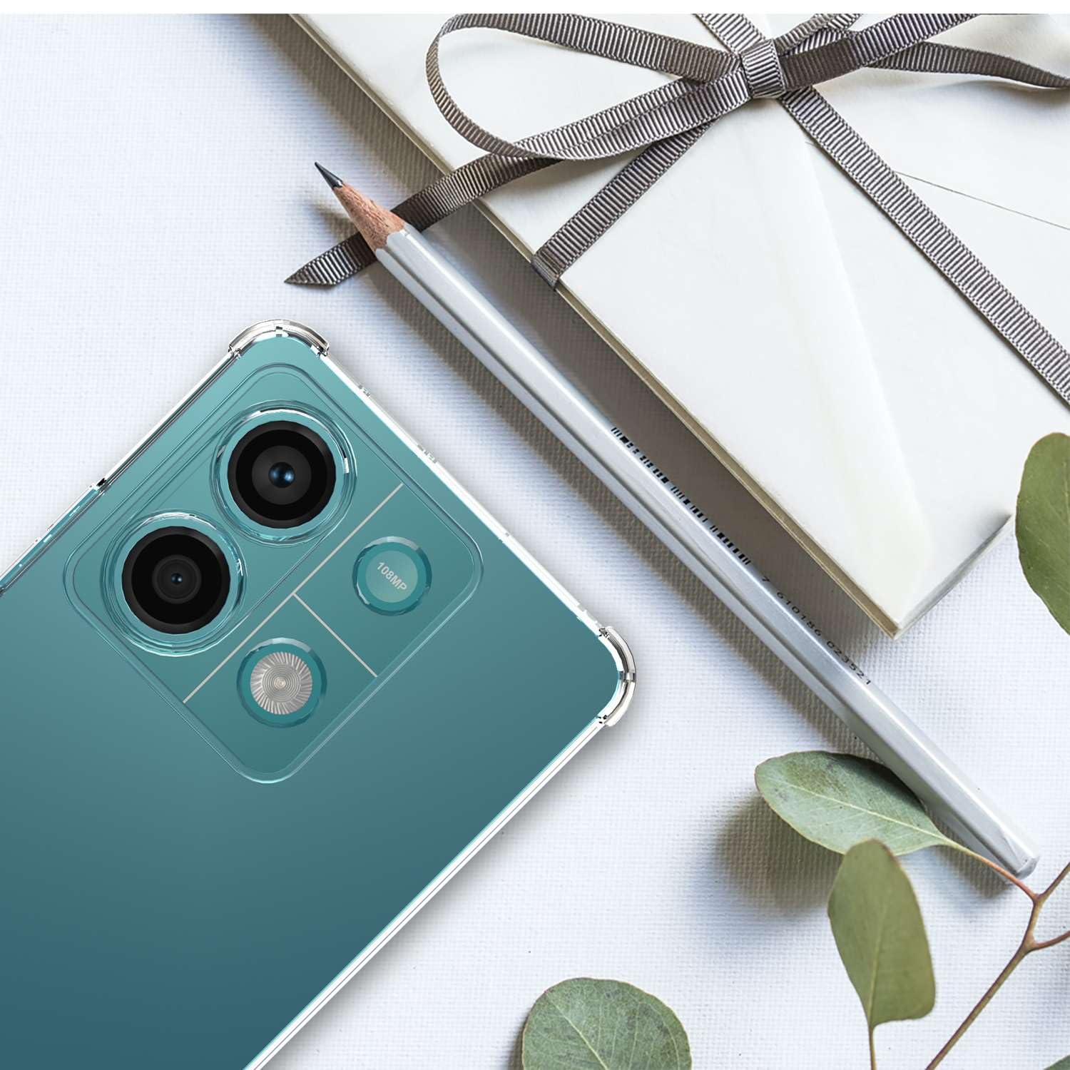 ebestStar - Cover per Xiaomi Redmi Note 12 Pro, 12 Pro+ 5G, Custodia Silicone Trasparente, Protezione TPU Antiurto, Bordi Rinforzati, Trasparente