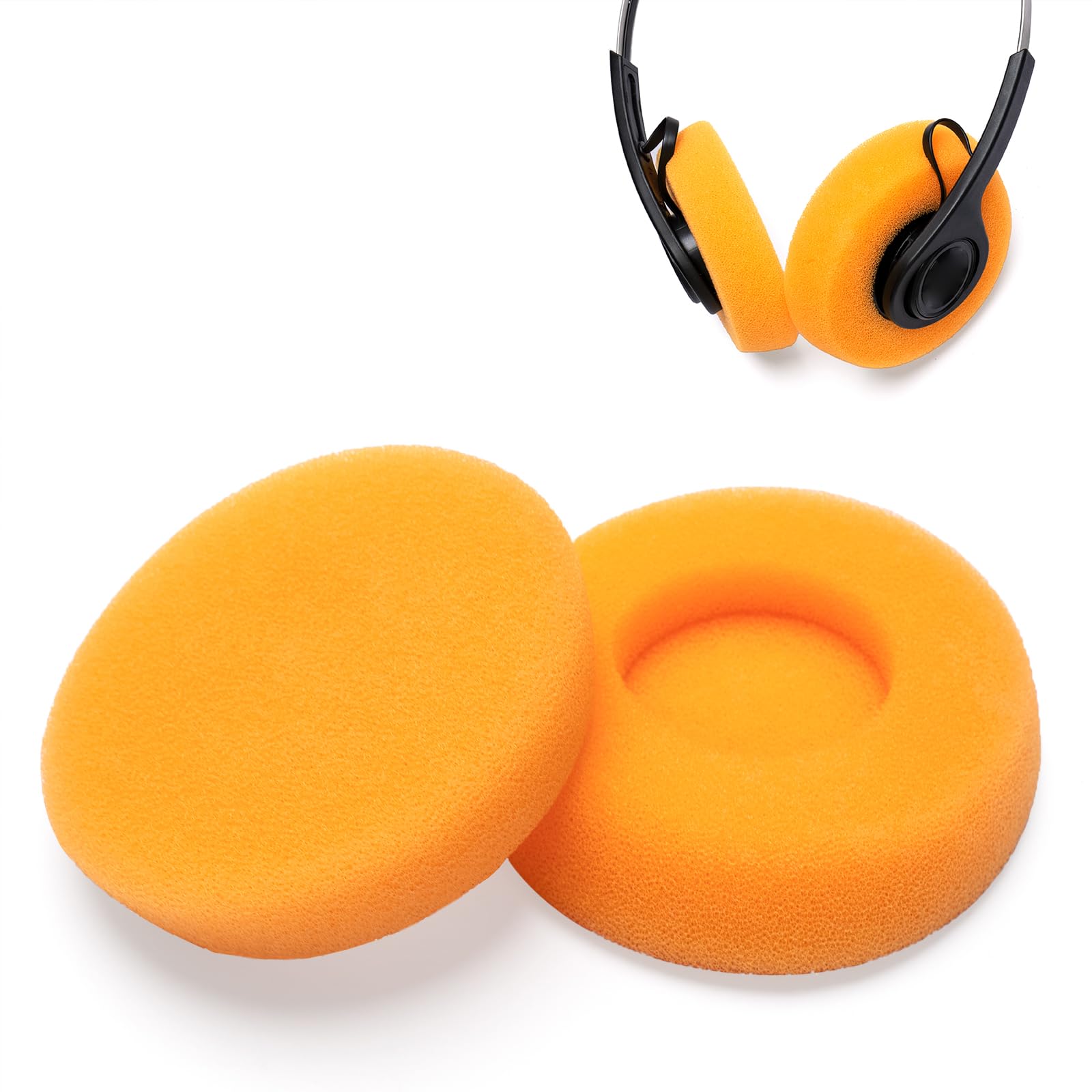 Voarmaks Foam Cushion Ear Pads Compatible with JLAB Rewind, Rewind 2 Wireless Headphone, Bigger & Thicker High-Density Replacement Sponge Cover