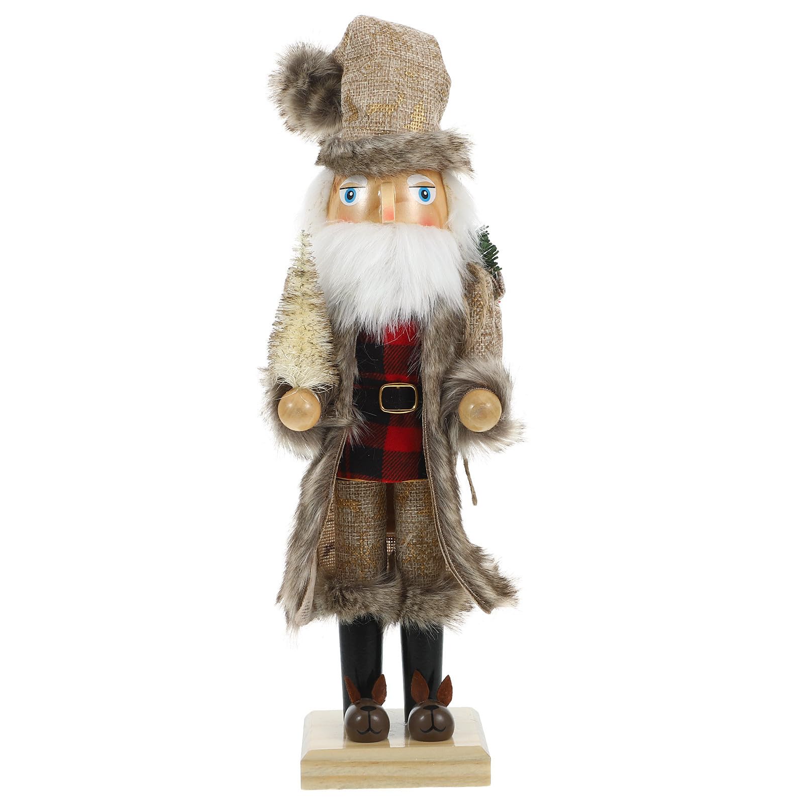 Décor Unique Casse-Noisette en Bois NUOBESTY de Qualité pour Esprit Festif