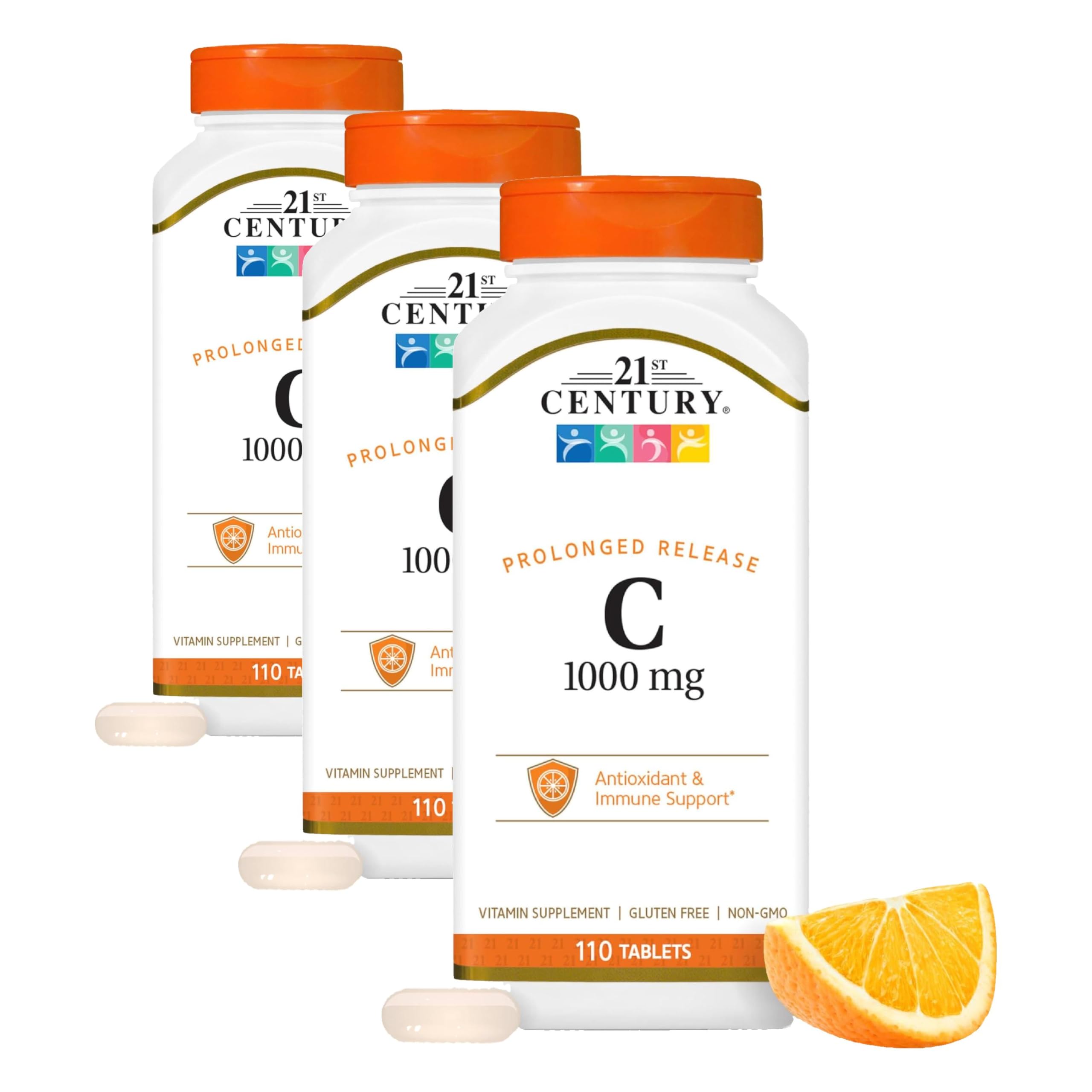 21st Century C 1000 mg Prolonged Release Tablets 110 Count (Pack of 3)