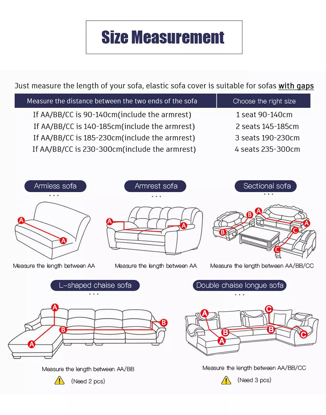 Pokrowiec na kanapę o wysokiej rozciągliwości Sofa narzuty dla zwierząt domowych, segmentowy pokrowiec na sofę 1/2/3/4 siedzenia żakardowy szezlong zestaw do salonu kanapa narzuty ochraniacz,F,3 Seater 190~230cm
