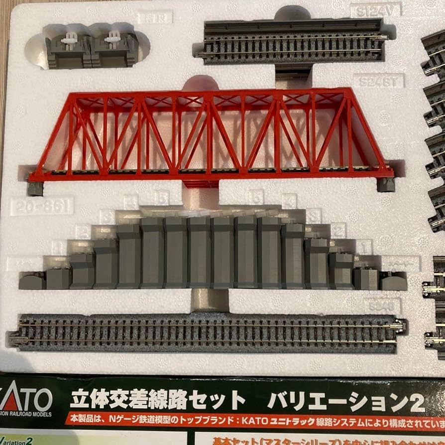 カトー N 20－861 ユニトラック V2 立体交差セット Amazon.co.jp: カトー N 20－861 ユニトラック V2 立体交差