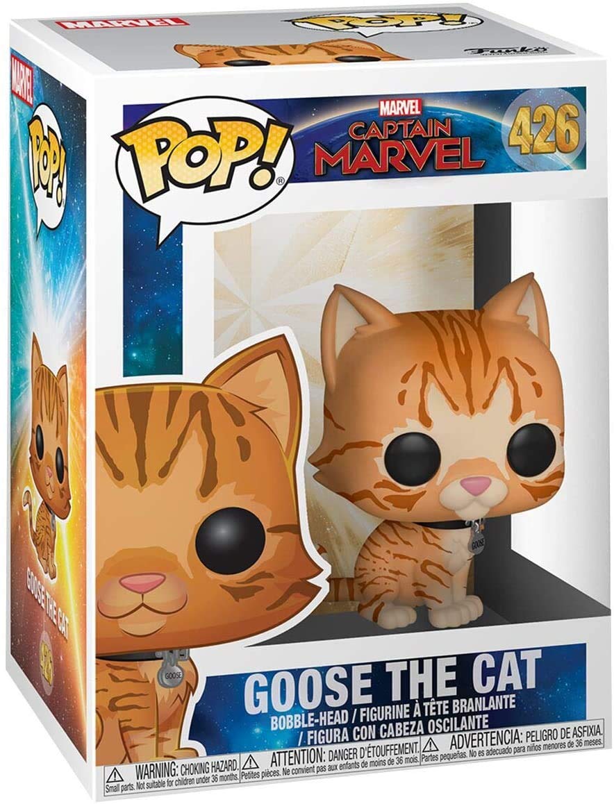 Funko Pop! Marvel: Captain Marvel - Goose The Cat Toy, Standard