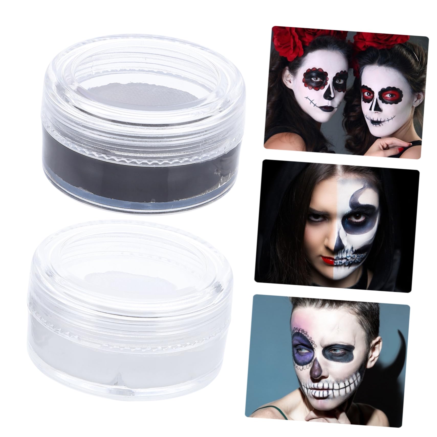 FRCOLOR 8piezas Kit De Maquillaje Especial Halloween Facial y Para Cosplay y De Disfraces