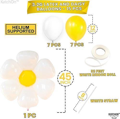 Miniatura 5 de KatchOn, Juego de dos decoraciones gigantes de 45 pulgadas, paquete de 16, 2 globos geniales para dos decoraciones de fiesta, dos globos geniales,