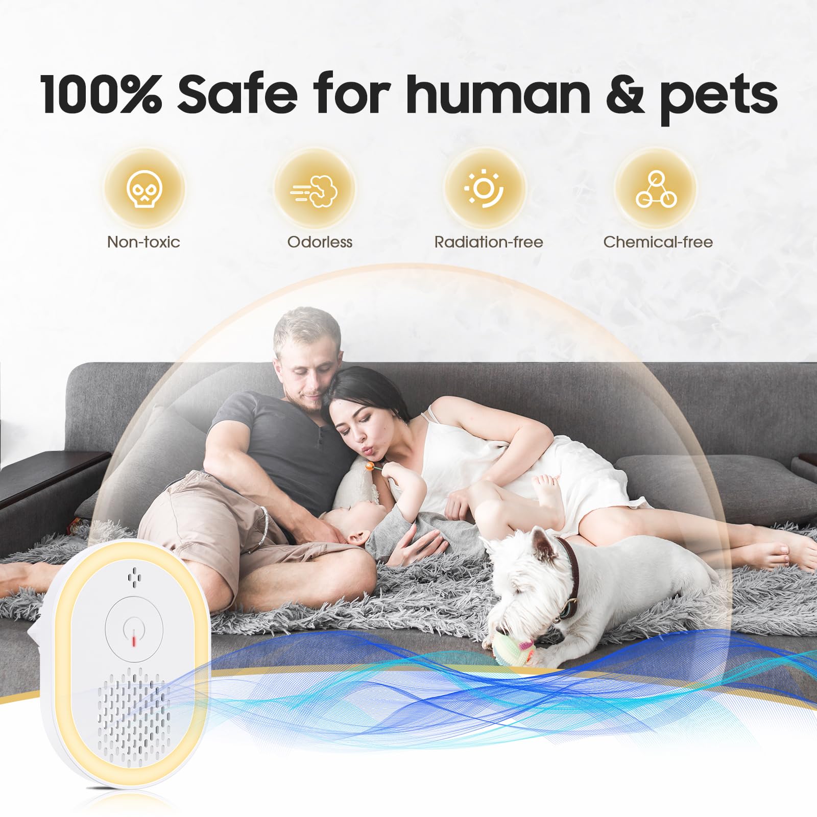 Répulsif Contre Souris Et Rats à Ultrason-Appareil électronique Anti