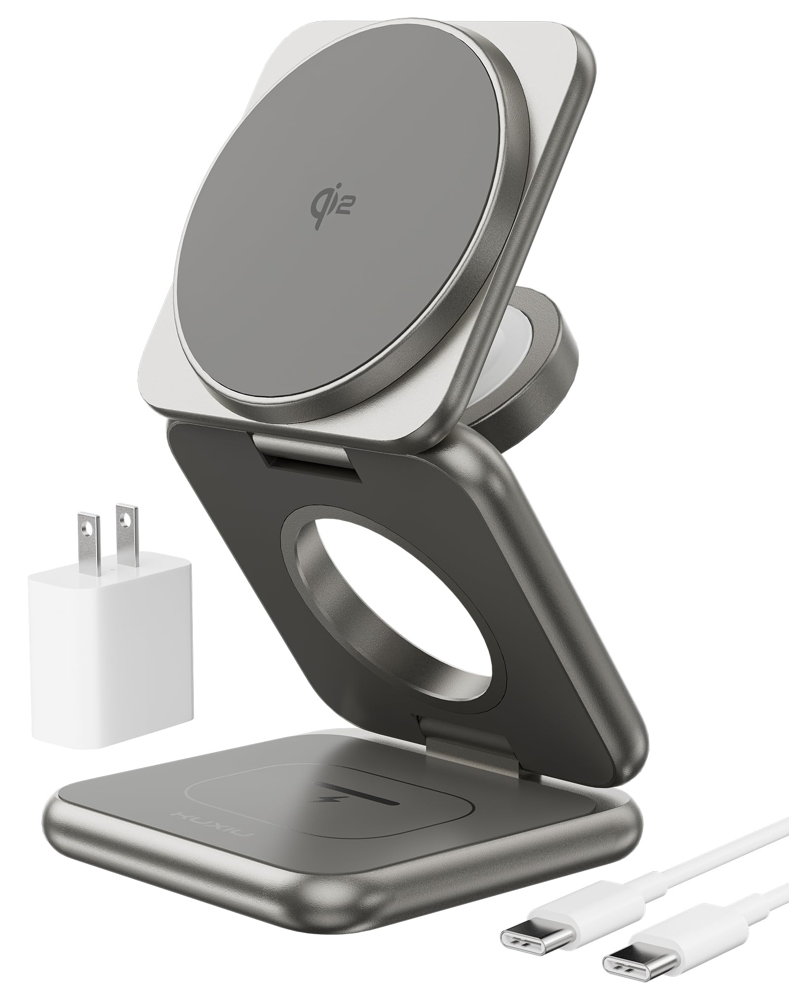 Amazon.com: Qi2 Certified 15W Magnetic Foldable Charger, KU XIU