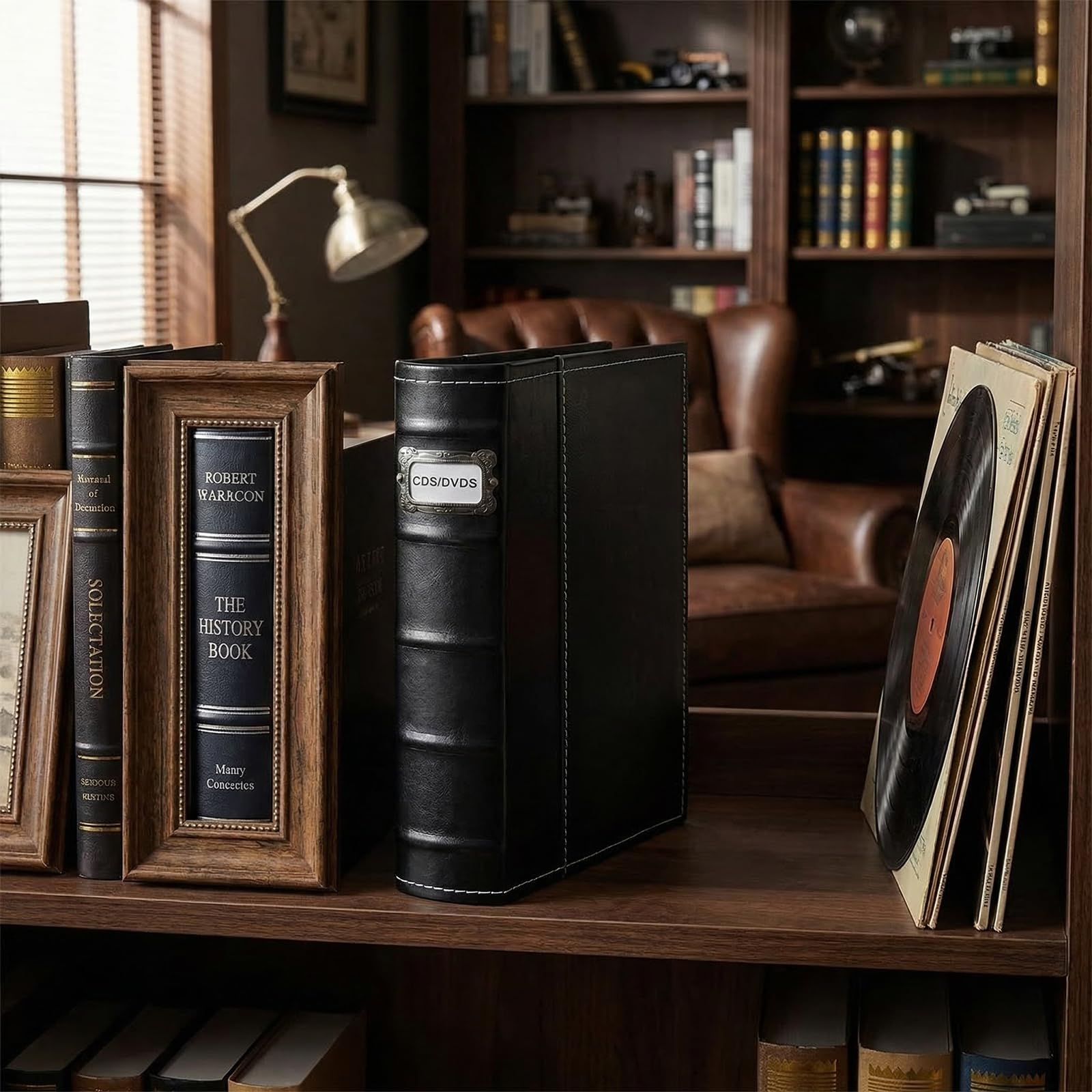 Confezione da 3 raccoglitori per CD e DVD, contiene 168 dischi e 84 libretti con slot per etichette, organizer portatile per dischi multimediali per Blu ray, musica, videogiochi, collezione