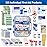 First Aid Only 91247 OSHA-Compliant First Aid Kit, All-Purpose 100-Person Emergency First Aid Kit for Business, Worksite, Home, and Car, 335 Pieces
