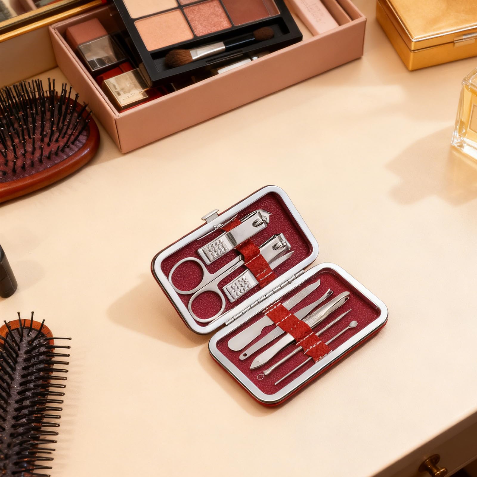 12 szt. zestaw do manicure, zestaw obcinaczy do paznokci ze stali nierdzewnej, solidny obcinacz do paznokci, profesjonalne obcinacze do paznokci, osobiste zestawy do pedicure, prezent, mini obcinacz
