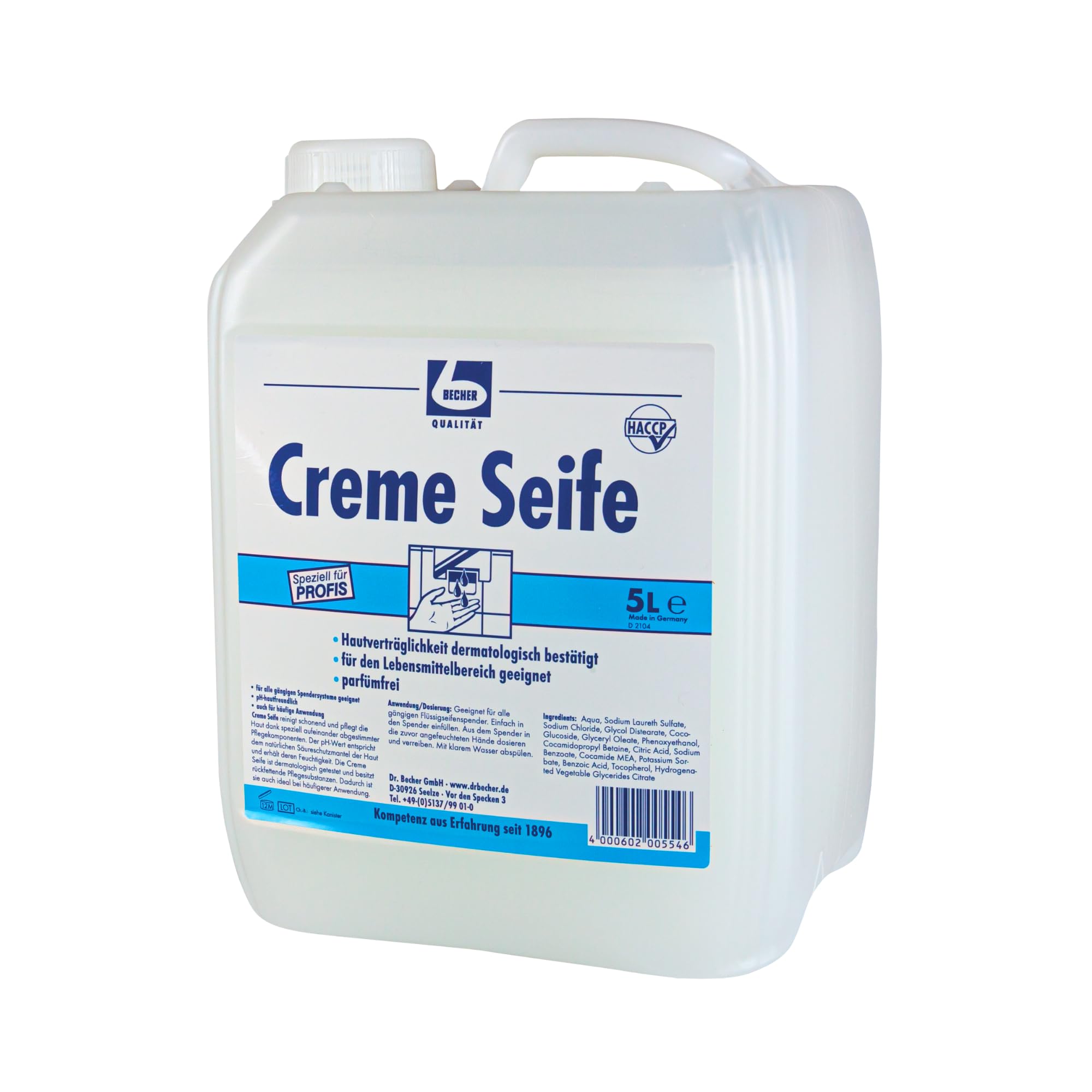 Dr. Jabón para taza de crema - 5 litros