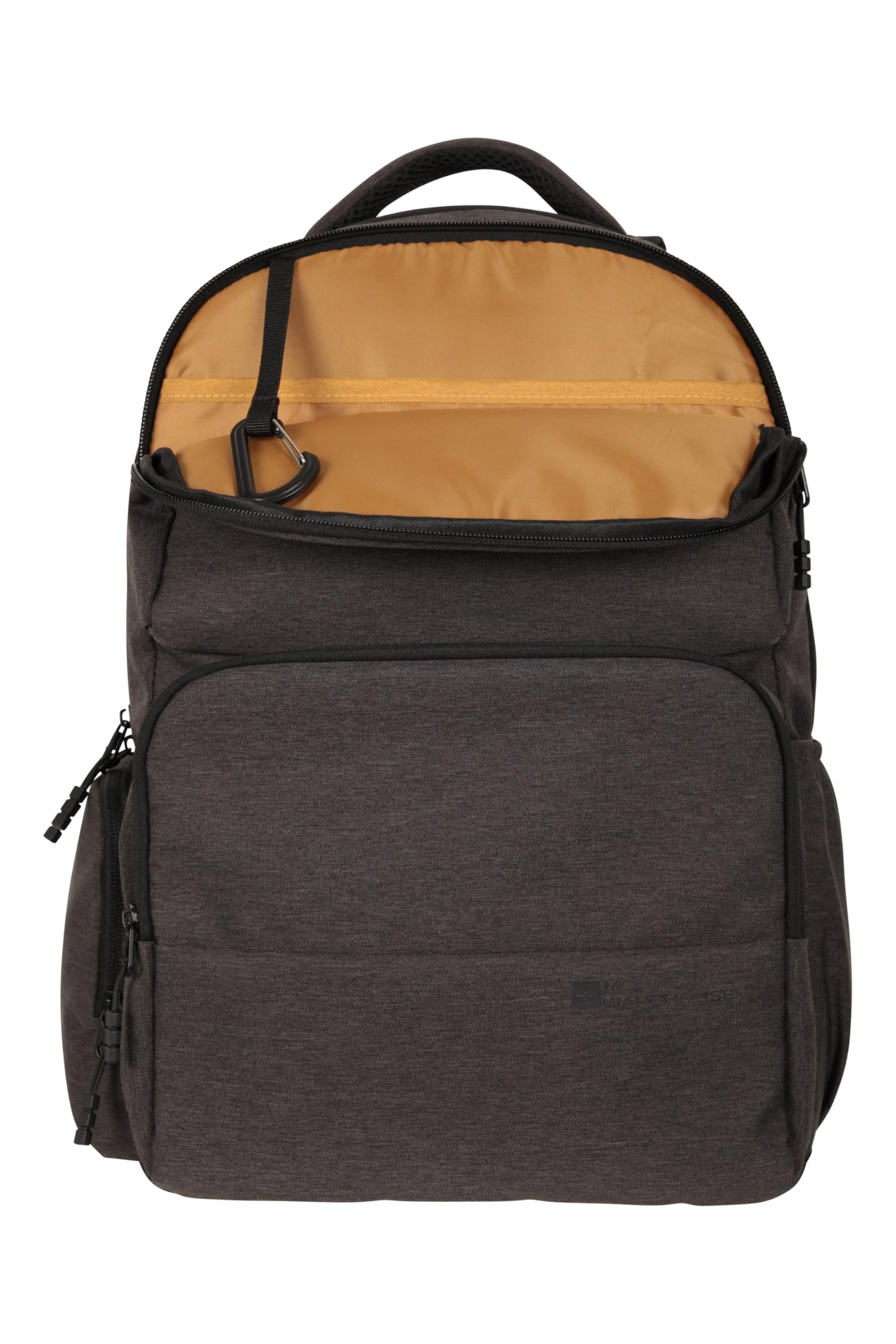 Mountain Warehouse Commuter Rucksack 30 L – Tagesrucksack mit großem Fassungsvermögen Laptop-Tasche, RFID-Reißverschlusstaschen Flaschentasche – Ganzjahres Camping Grau EIN