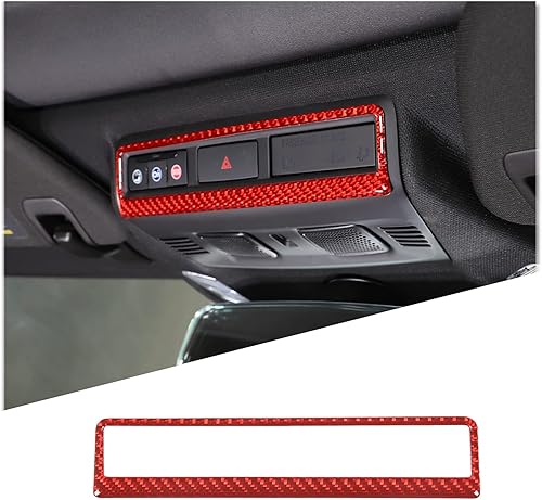 CHEAYAR Adhesivo de marco de luz de advertencia de coche de fibra de carbono suave compatible con Corvette C8 Stingray Z06 Z51 2020 2021 2022 2023