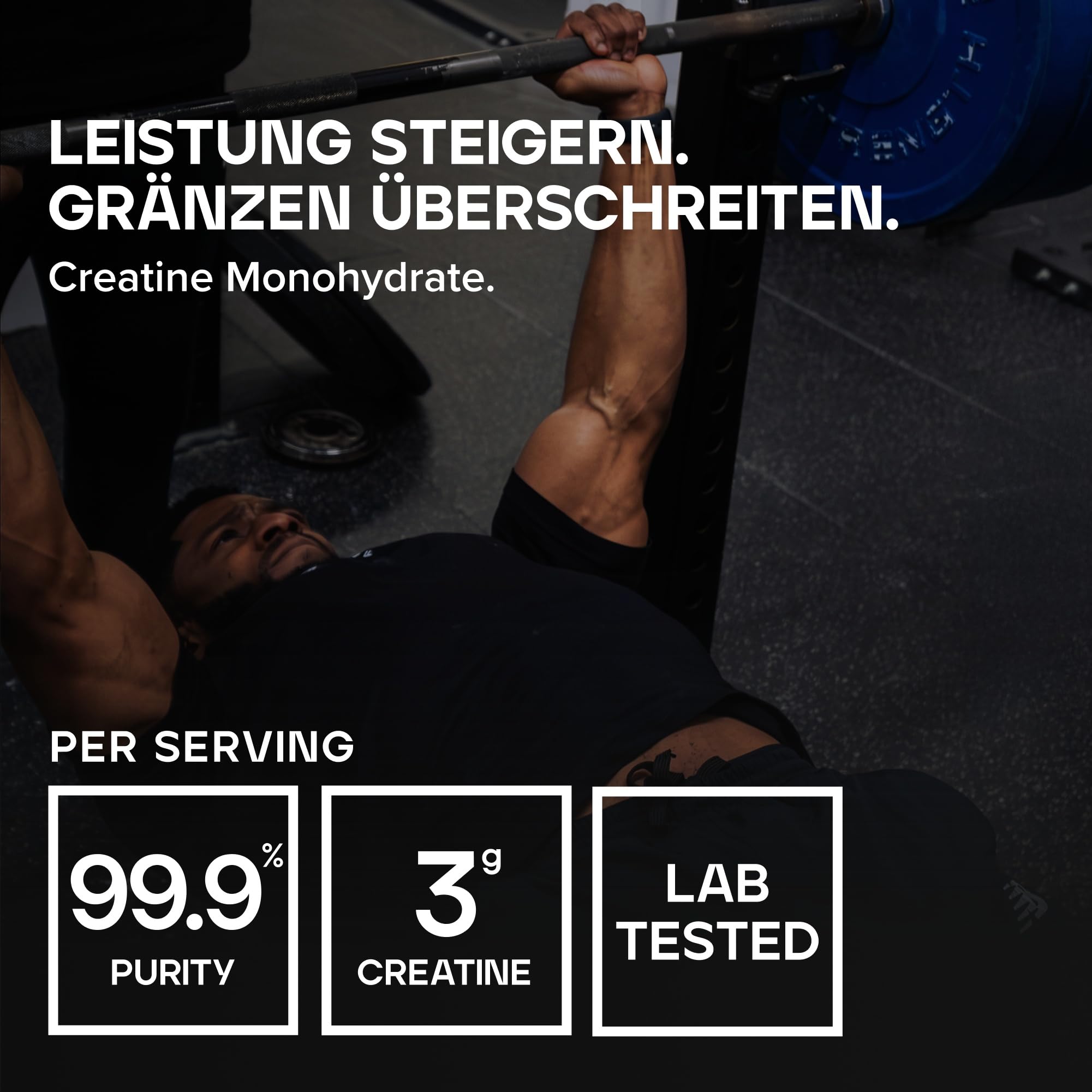 Bulk Creapure Kreatin Monohydrat Pulver, Reinste Form von Kreatin, mikronisiert, Creatin, 500 g