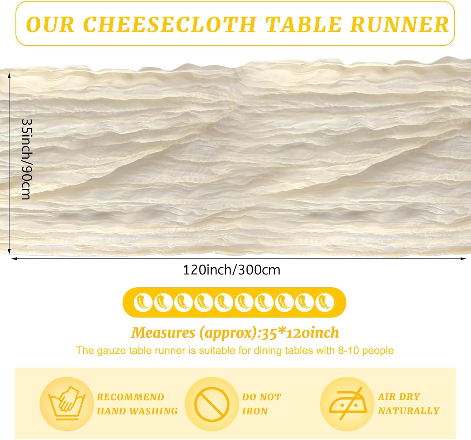 Cheesecloth futó részletes nézete