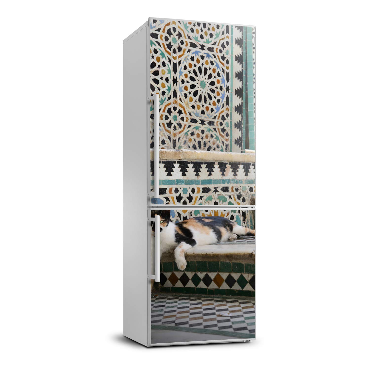 Decoración de refrigerador autoadhesiva Tulup 70x190 cm vinilo cocina hogar acogedor