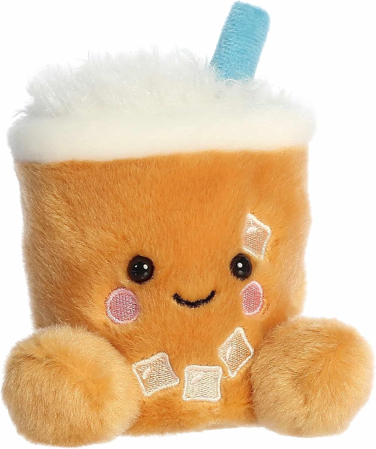 Aurora® Adorable Palm Pals™ Ashley Iced Coffee™ Stuffed Animal - Fun Collectible Plush for Kids and Adult Collectors - Perfect for Decorating Rooms and Birthday Gifts - Brown 5 Inches