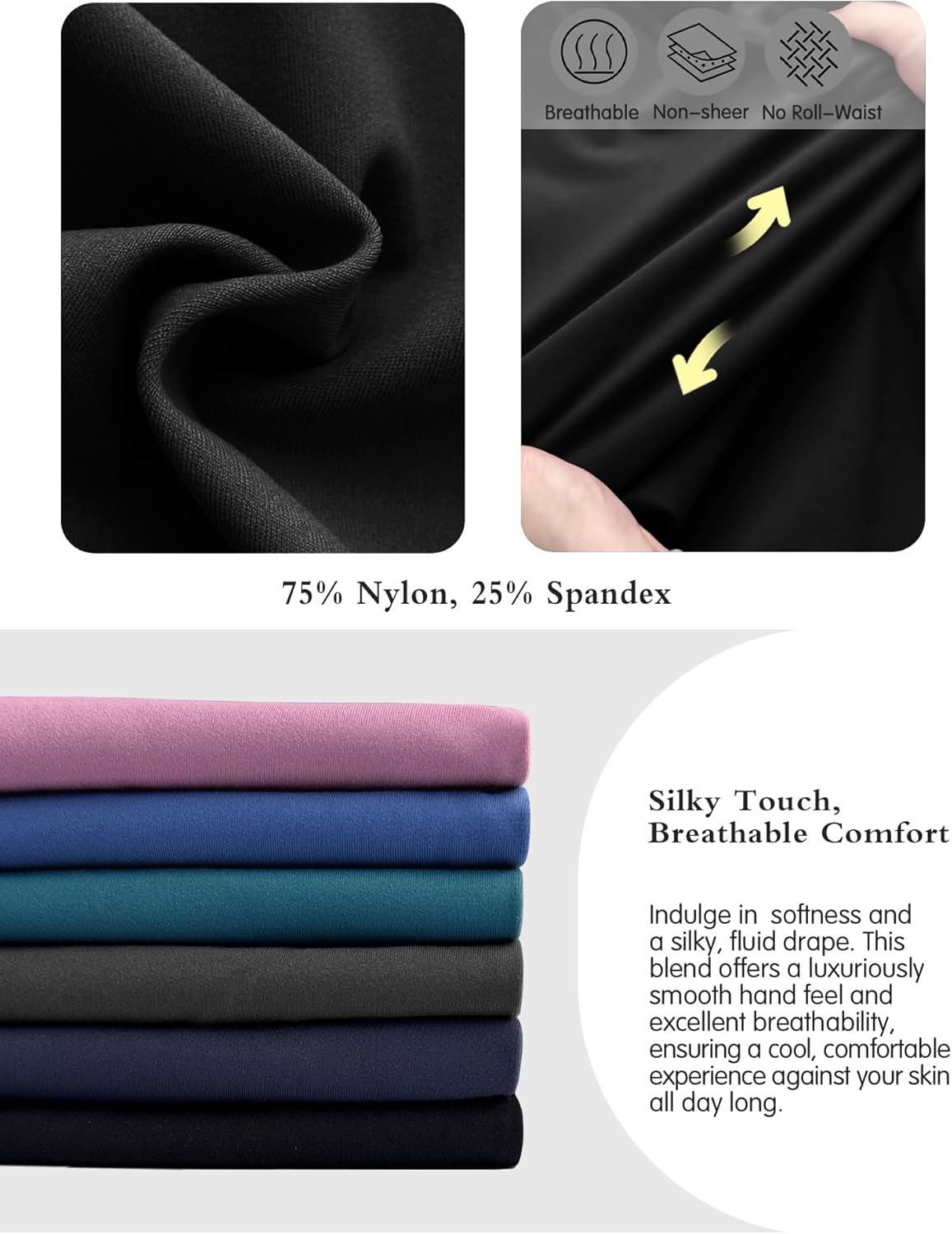 CADMUS Yoga Pants for Women Wide Leg Trousers High Waist Stretch Casual Lounge Sweatpants - Image 5