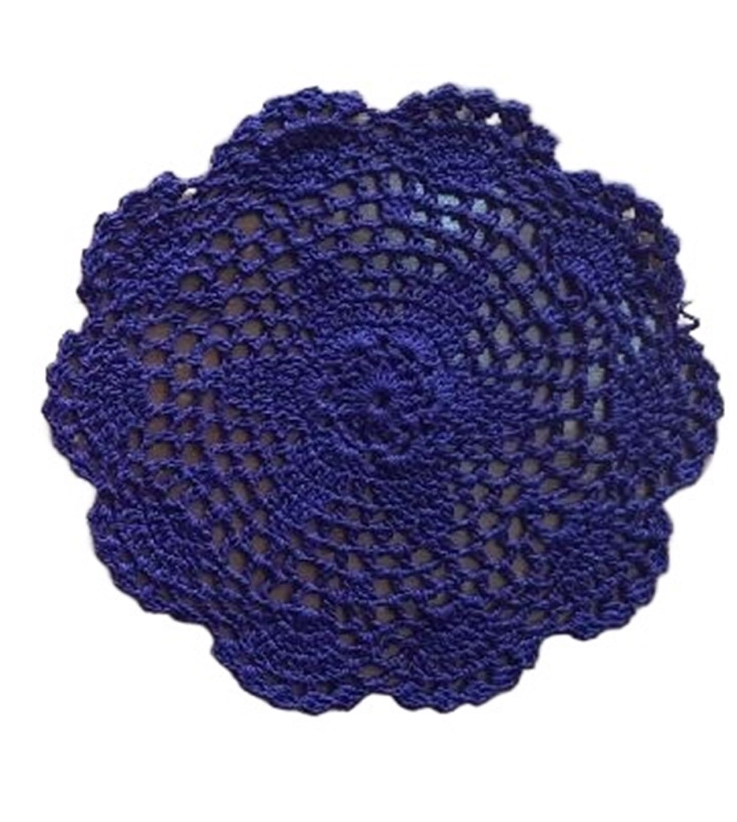 5Pcs Shabby Chic Vintage Crocheted Doilies Handmade Crochet Coasters Cotton Lace Cup Mat Placemat for Cup