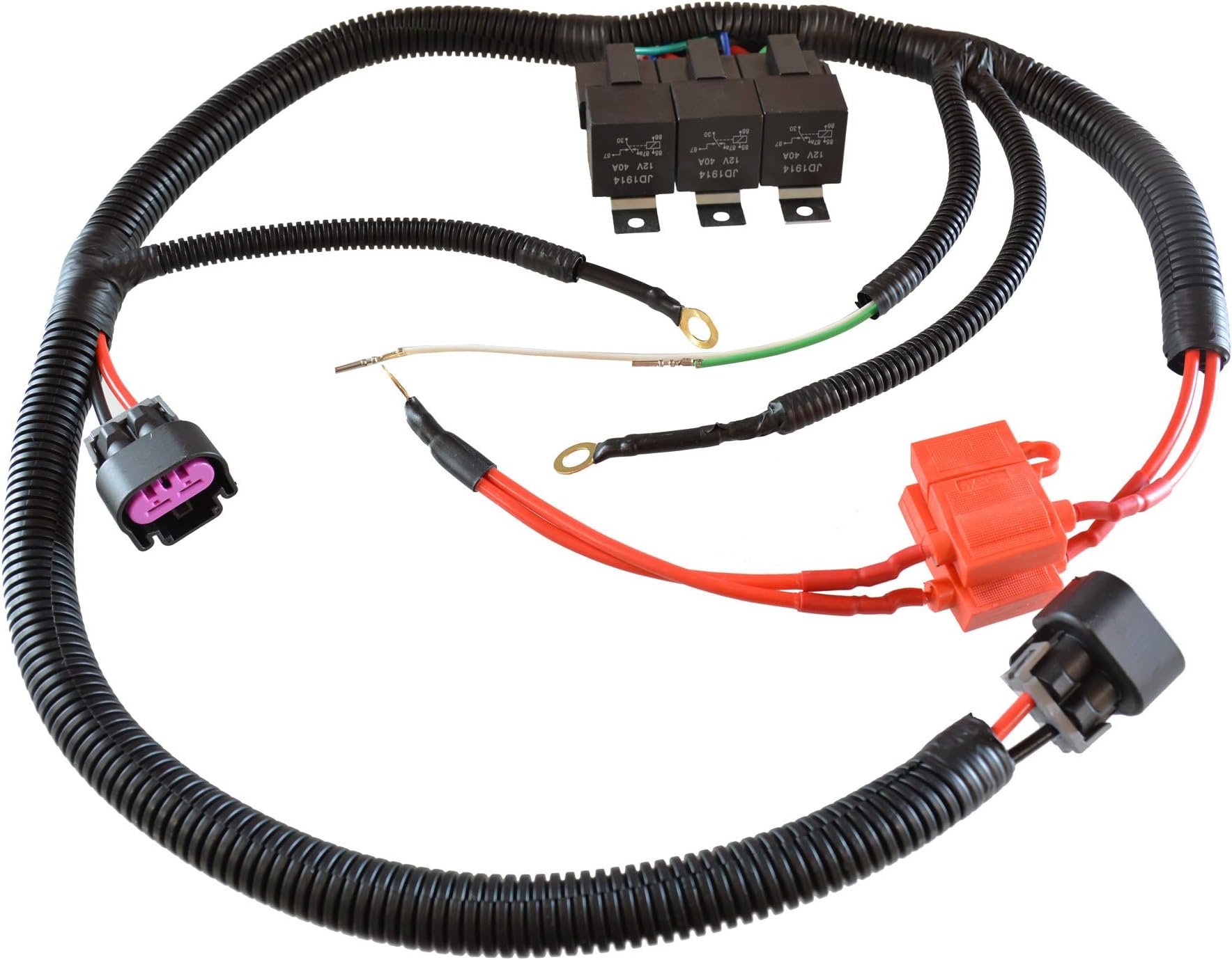 1999–2006 Electric Dual Fan Upgrade Wiring Harness ECU Replaces 7L5533A226T