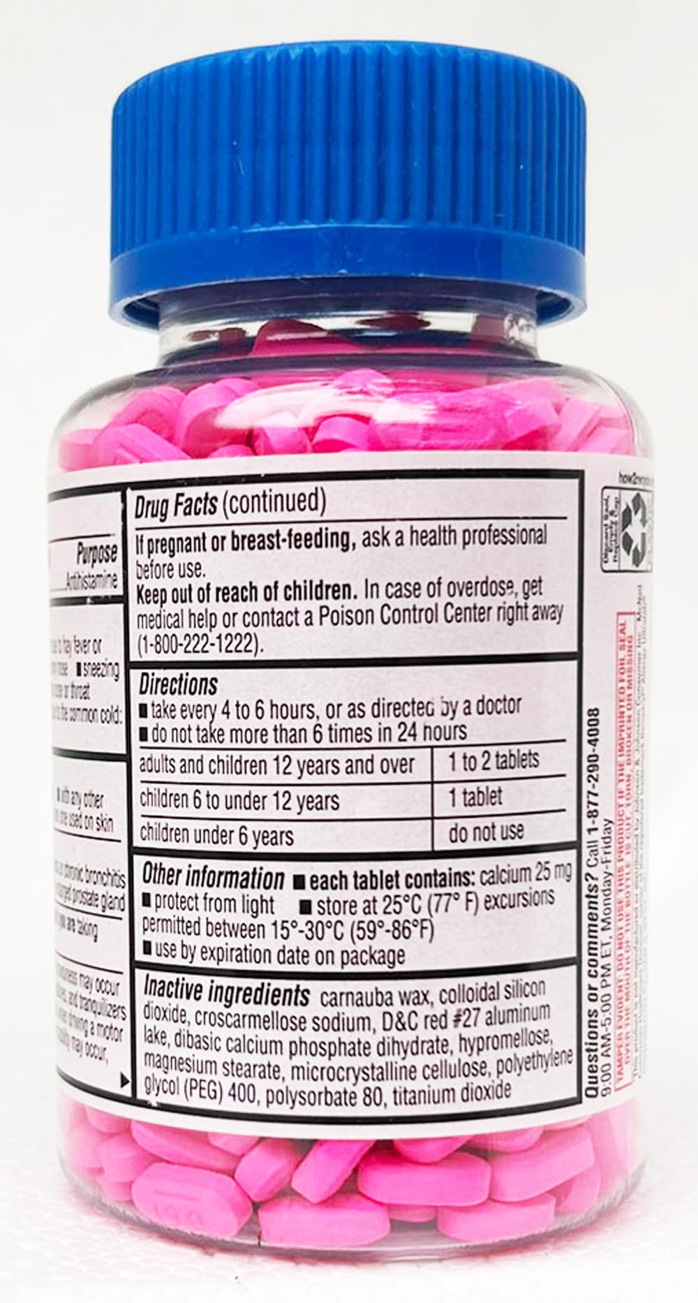 Member's Mark 25 mg Diphenhydramine Allergy (600 Count) — Amazon image 3