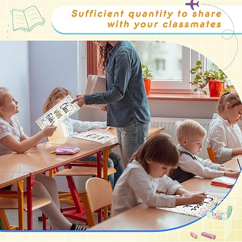 Miniatura 4 de Tenceur 32 carpetas de confeti para clases, carpetas de bolsillo para tareas, organizador de carpetas de papel decorativo, tamaño carta, para aula,