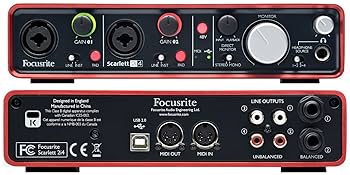 値下げ)Focusrite Scarlett 2i4 オーディオインターフェイス Focusrite Scarlett solo (4th Gen) 2in 2out オーディオ