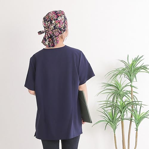 Miniatura 9 de First Lifesaver Cofia de trabajo con botones y un listón, para mujeres con cabello largo