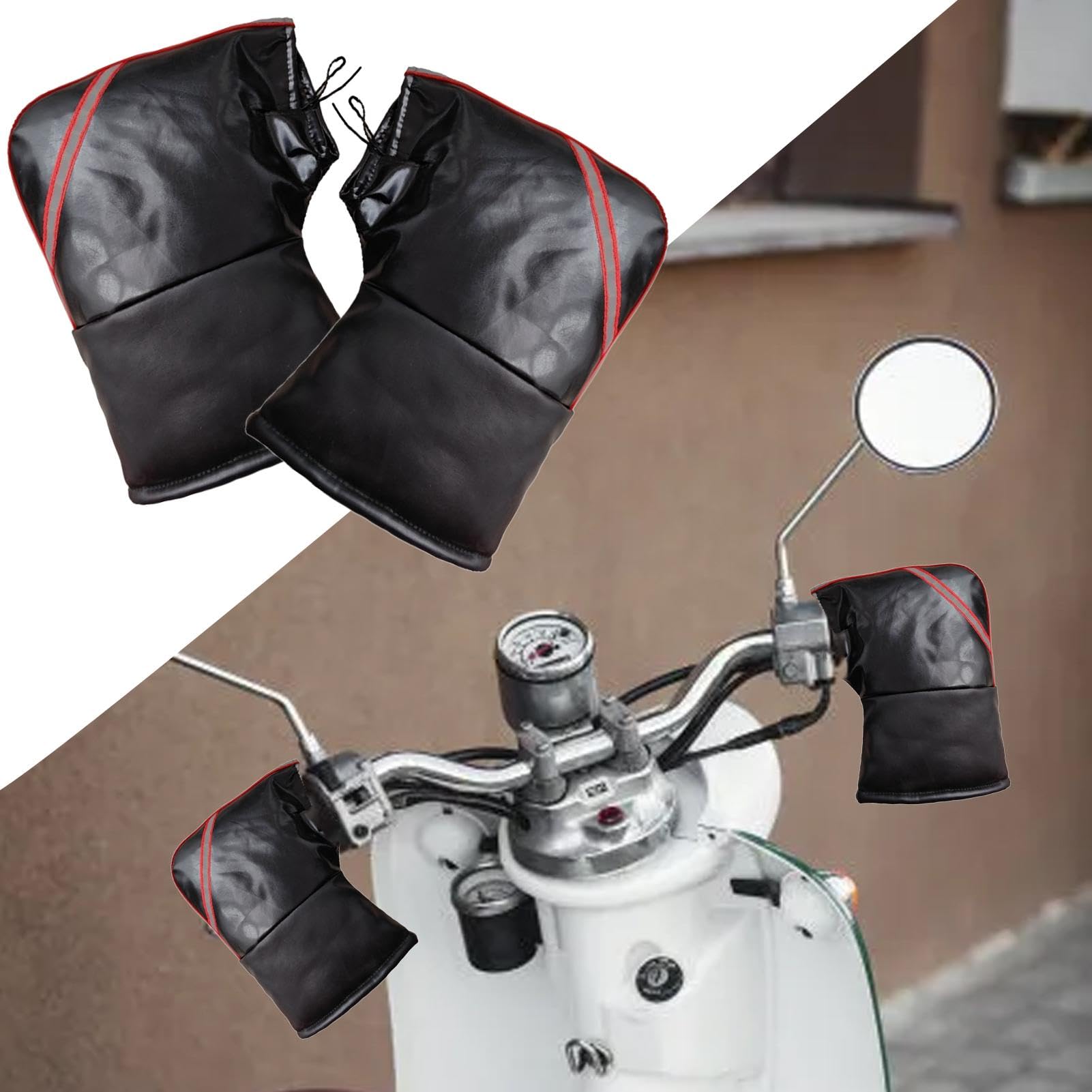 Rękawice na kierownicę motocykla | Pokrowiec na odzież rowerową Nowe rękawice na kierownicę motocykla - Pokrowiec na kierownicę roweru, ciepłe rękawiczki rowerowe do rowerów górskich