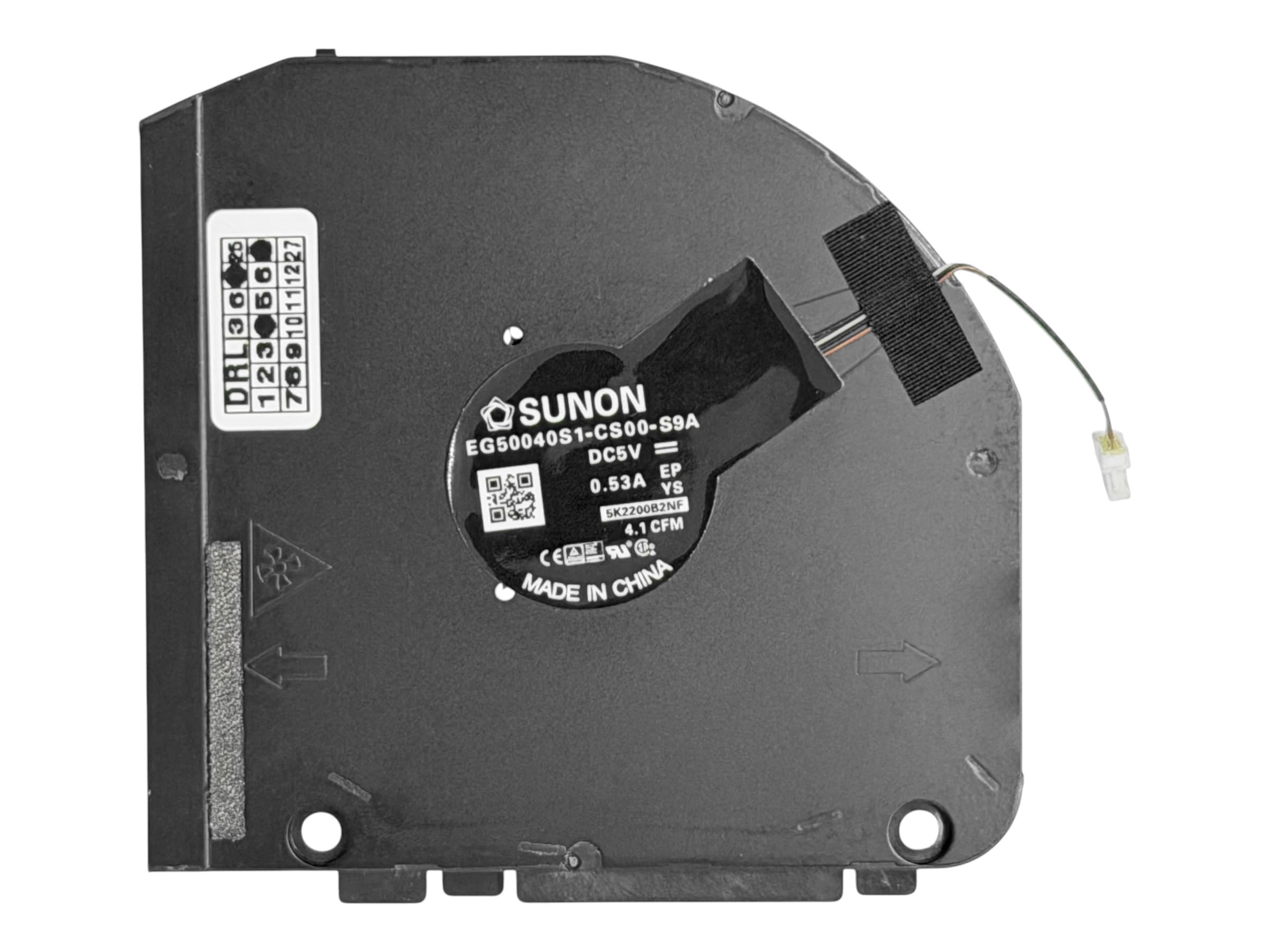 Cooling fan compatibile per Dell Latitude 7430, 7430 2 in 1, modello EG50040S1-CS00-S9A, 5K22099AC8, CMX1D, 0CMX1D