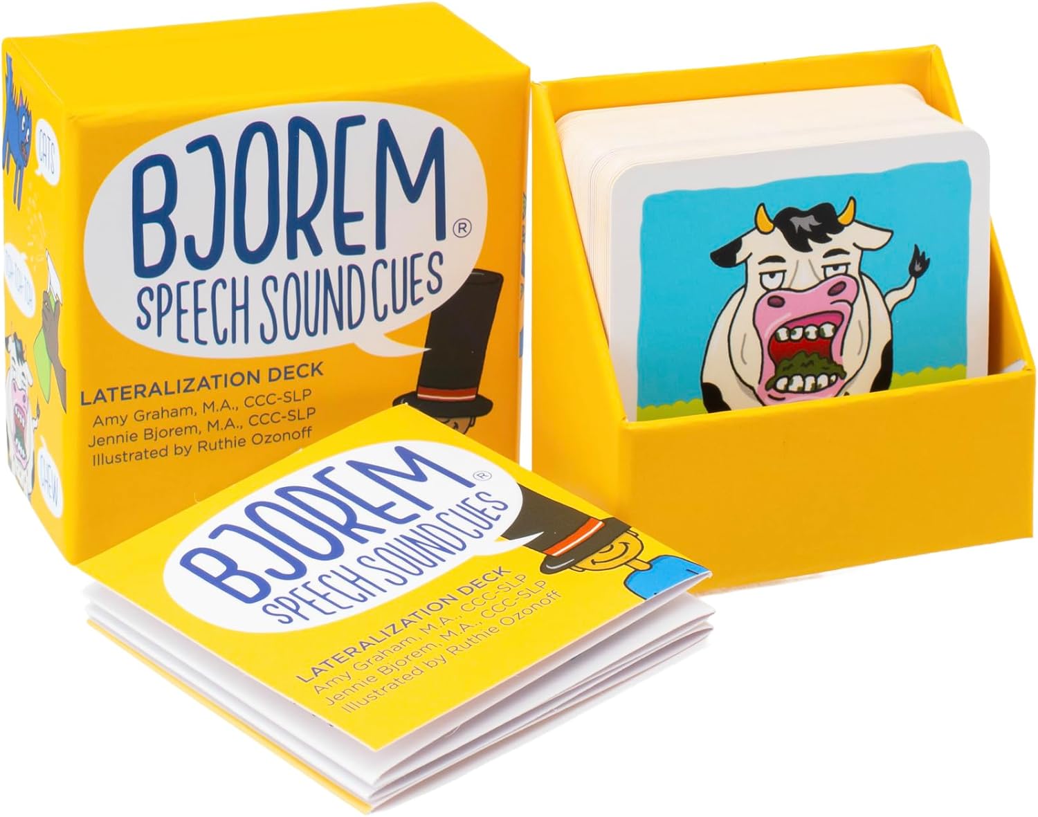 Bjorem Speech® Lateralization Speech Sound Deck – Phoneme Correction Tool for Lateral and Frontal Lisps | /s//z//ʃ//tʃ//dʒ/Articulation Therapy Cards