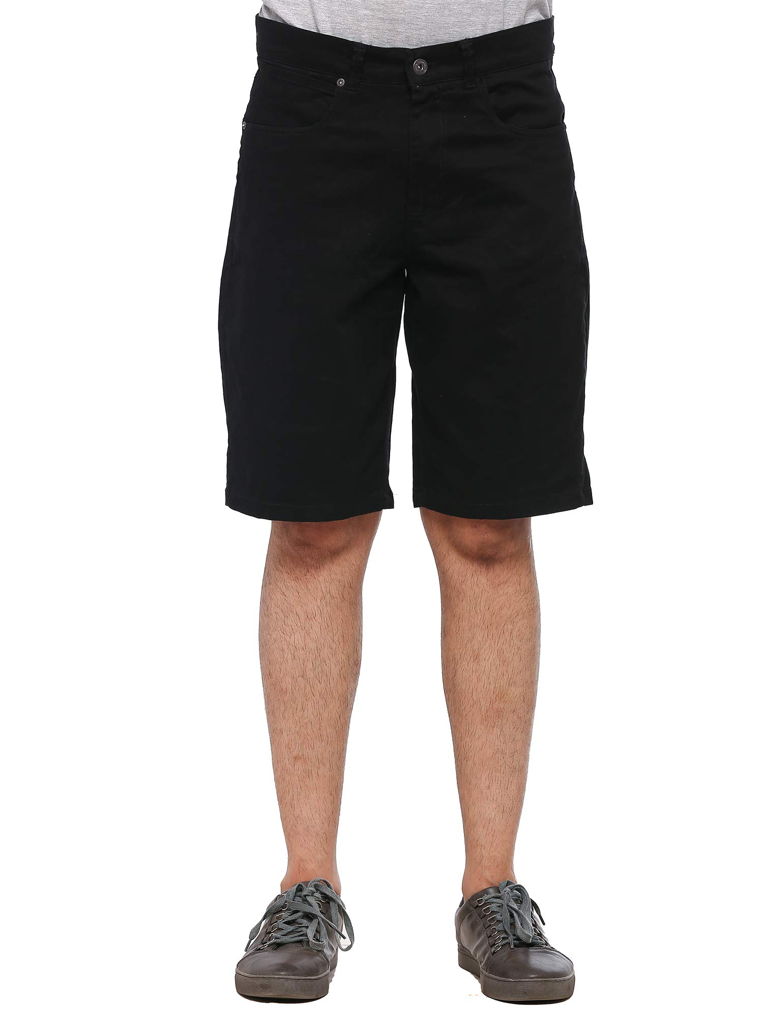 twist99 Men's Cotton Shorts (46, Black)-picture-44