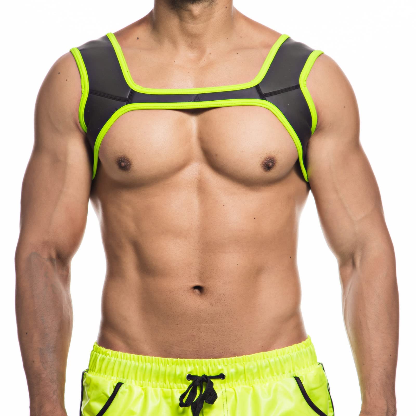 YOOBNG Man Harness Belt Body Chest Elastic Halter Nylon Shoulder Strap Club Wear Costume, Cosplay Costume Halter Belt for Men