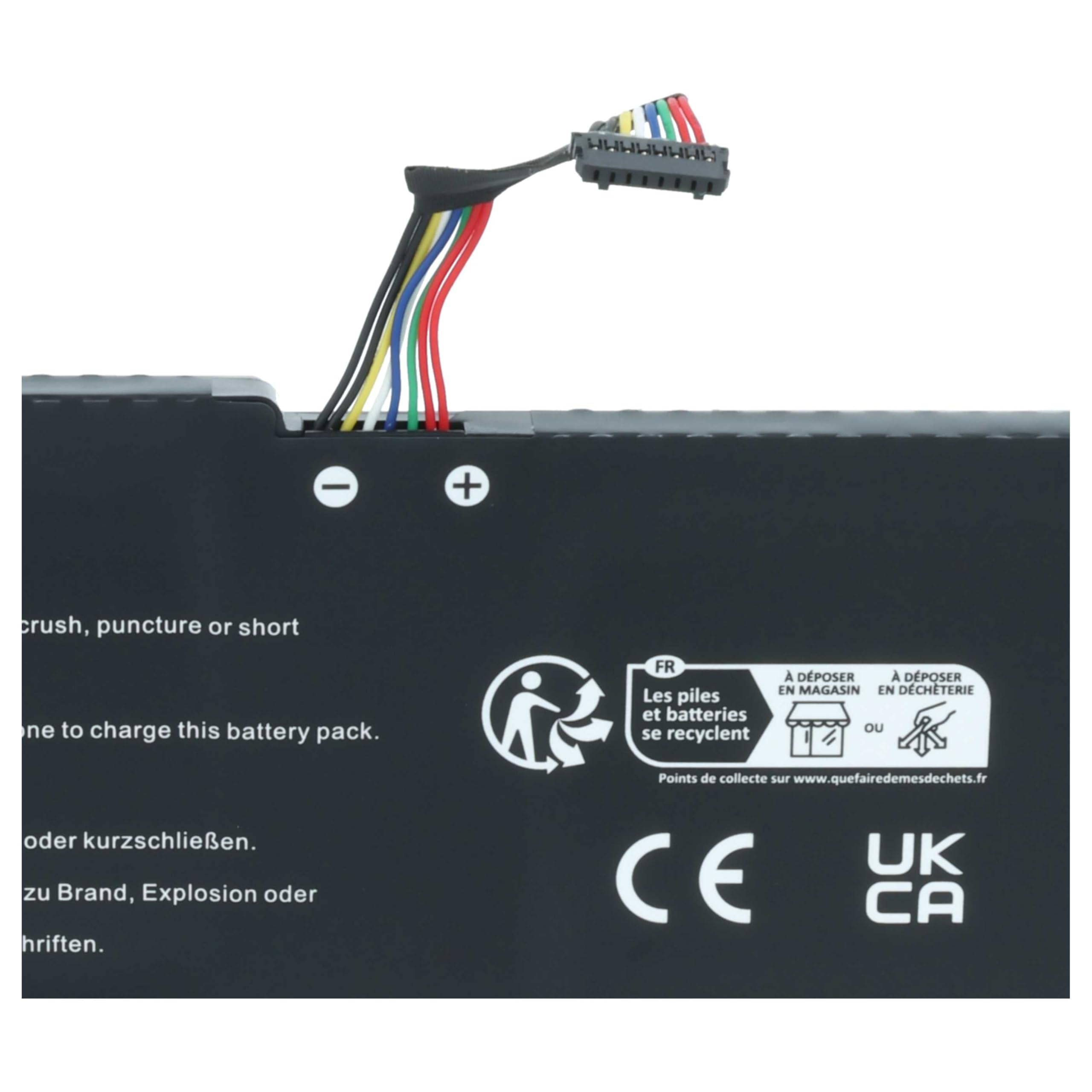 vhbw batteria compatibile con Lenovo V17-IIL (82GX) notebook (3700mAh, 11,25V, Li-Poly)
