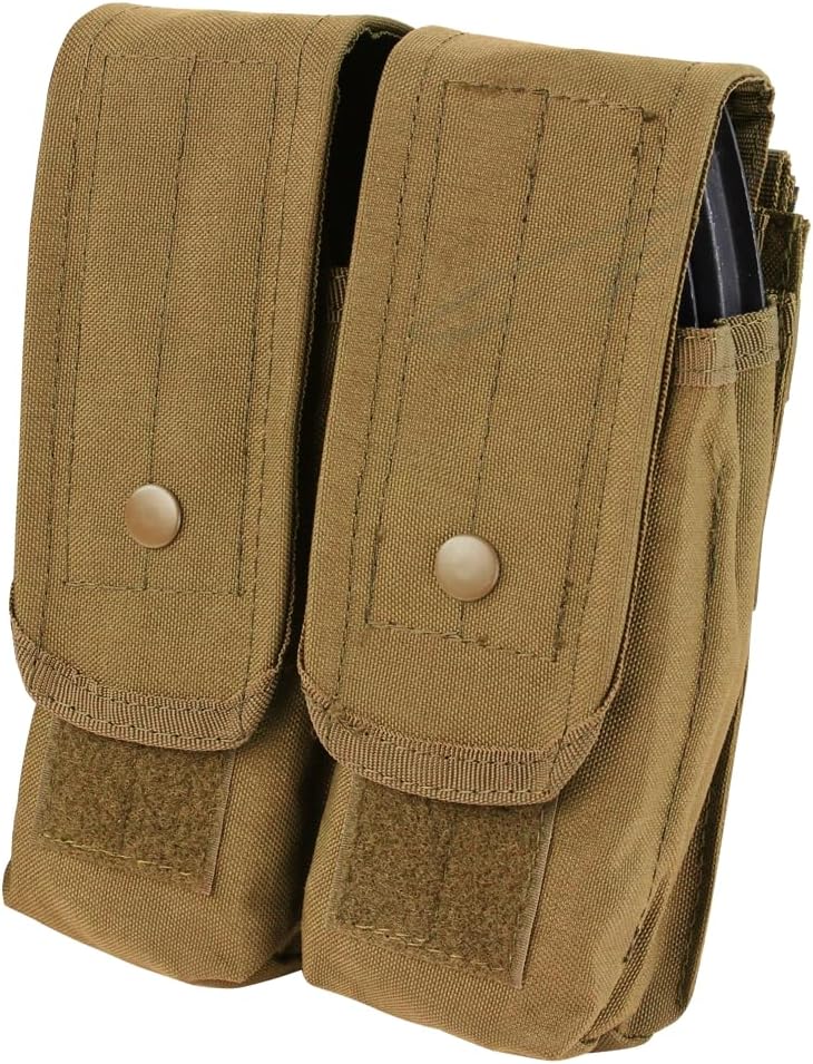 MA6-498 Double Ar/Ak Mag Pouch Coyote Brown