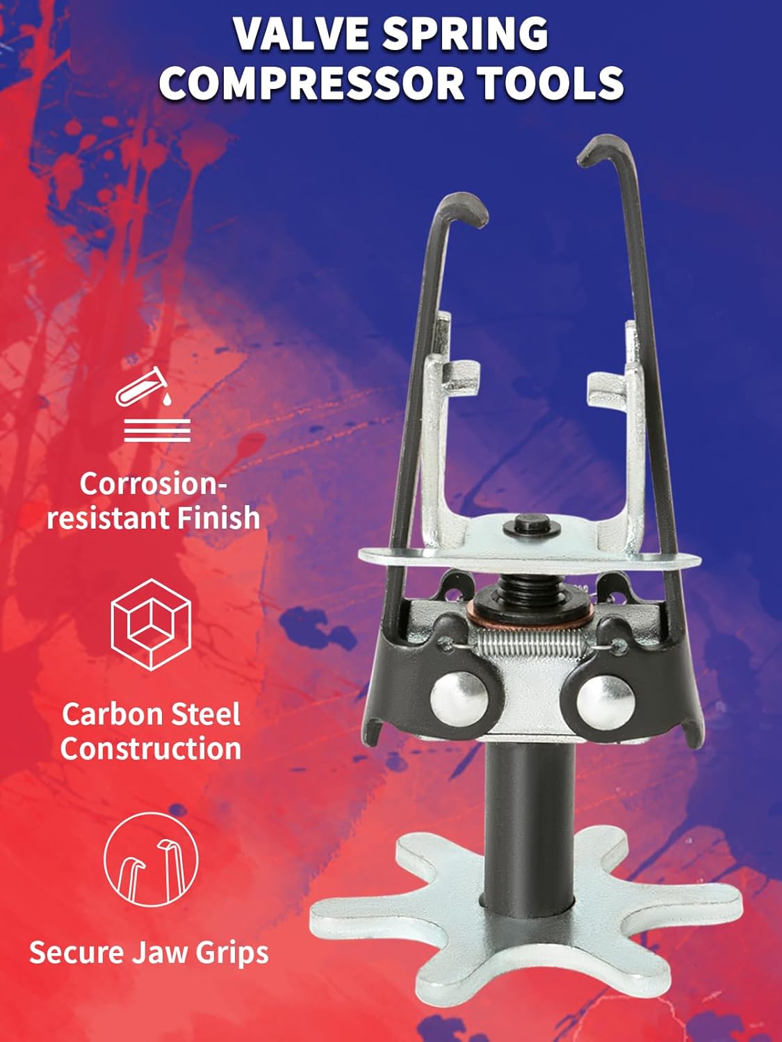 Overhead Valve Spring Compressor Universal Automotive Engine Removal Repair Install Tool for Quick Removal of Valve Springs Valve Spring Compressor