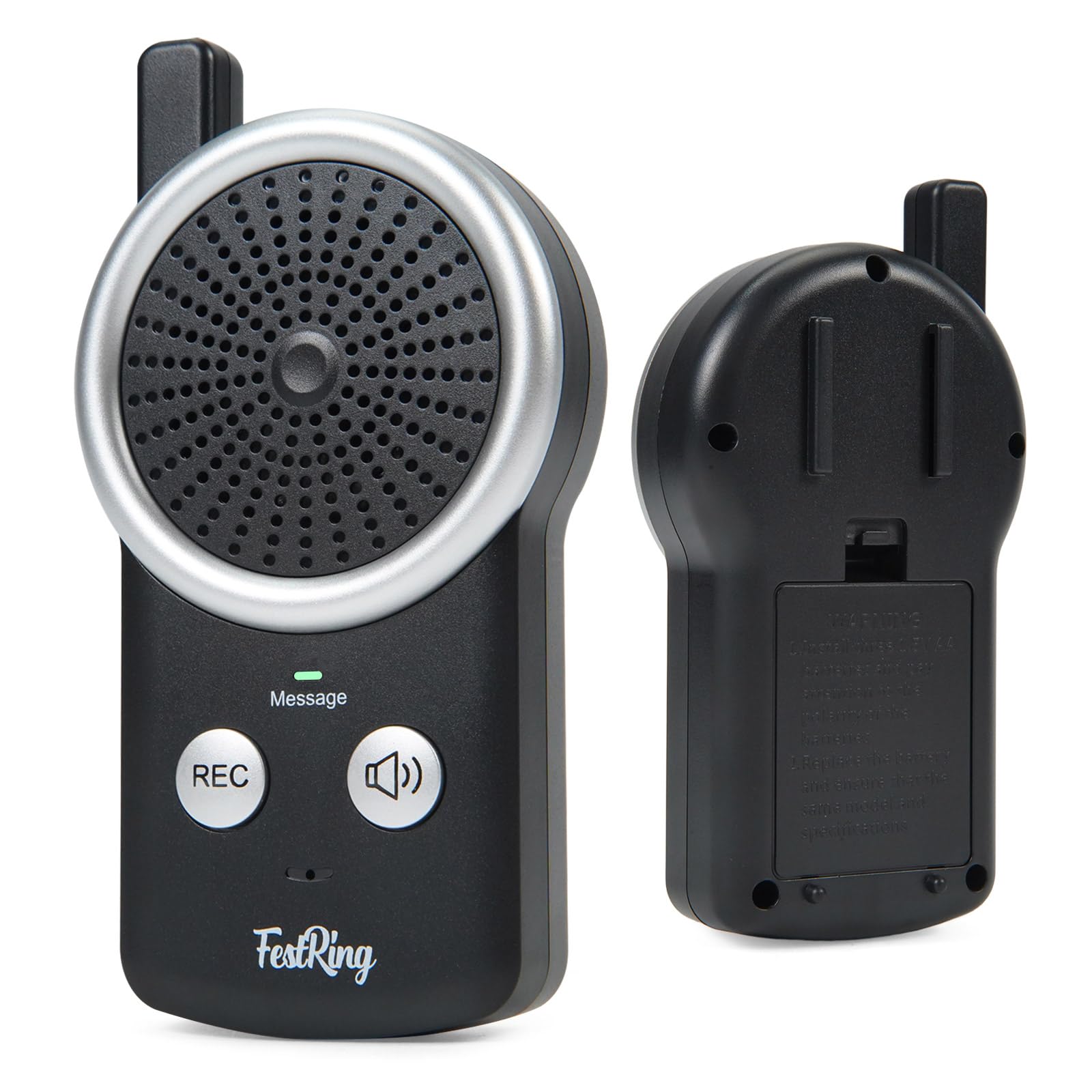 50 Seconds Voice Recorder with Playback, Kids Toy Voice Recorder, Simple Digital Recorder for Quick Note-Taking, Small 2-Button Dictaphone for