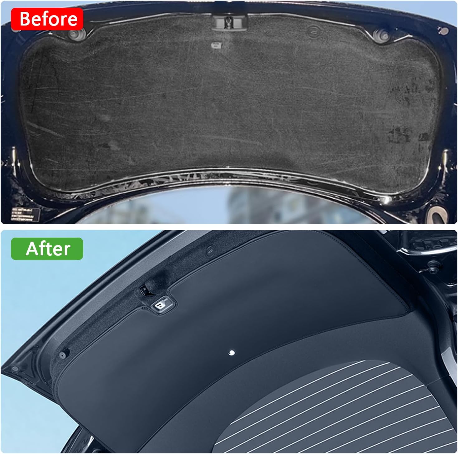 Rear Trunk Tailgate Mat for Tesla Model Y Juniper 2025 2026 Leather Protective Pad Trunk Protector Mat All Weather Interior Door Liners for New Model Y Launch Series - Image 2