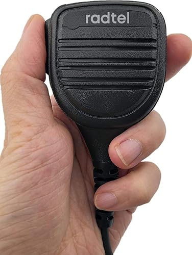 Radtel Micrófono de altavoz compatible con MD-380 MD-UV380 UV8000E TH-UV8000D TH-F8 TH-UV9D TH-UVF1 Radtel RT-490 Kenwood Baofeng/Btech/AnyTone