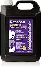 RenaSan Antiseptic Solution (5 Litre) – wound disinfection, kills bacteria & stops itching, Veterinary-grade skin protection, Alcohol-Free, Non-irritating, for Dogs, Cats & all other animals.